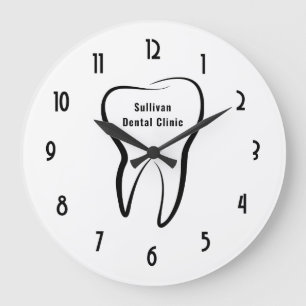 Dental Tooth Dentistry Clinic Medical Graphic Large Clock