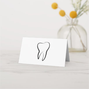 Dental Tooth Dentistry Clinic Oral Hygiene Blank Place Card