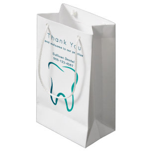 Dental Tooth Dentistry Medical Clinic Business Small Gift Bag