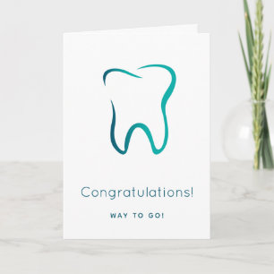 Dental Tooth Dentistry Medical Image Graduation Card
