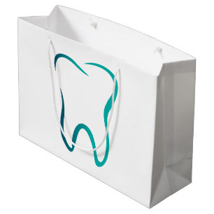 Dental Tooth Dentistry Medical Image Large Gift Bag