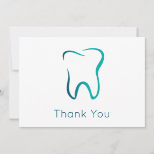 Dental Tooth Dentistry Medical Image Thank You Card
