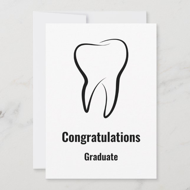Dental Tooth Medical Graphic Dentistry Graduation (Front)