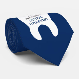 Dental Worker Custom Name   Title Tie