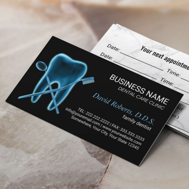 Dental Xray Tooth Logo Dentist Clinic Appointment (Creator Uploaded)