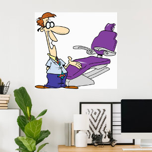 Dentist And The Dental Surgery Chair Poster