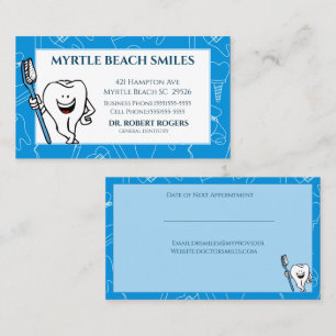 Dentist Appointment and Business Card