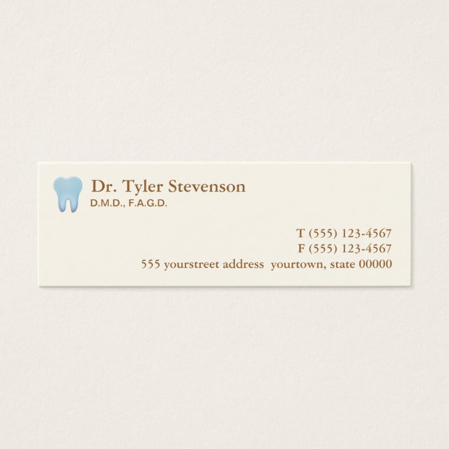 Dentist Appointment Card (Front)