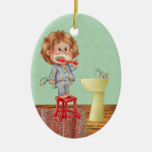 Dentist - Brush Your Teeth - SRF Ceramic Tree Decoration