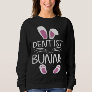 Dentist Bunny Cute Matching Family Easter Day Sweatshirt