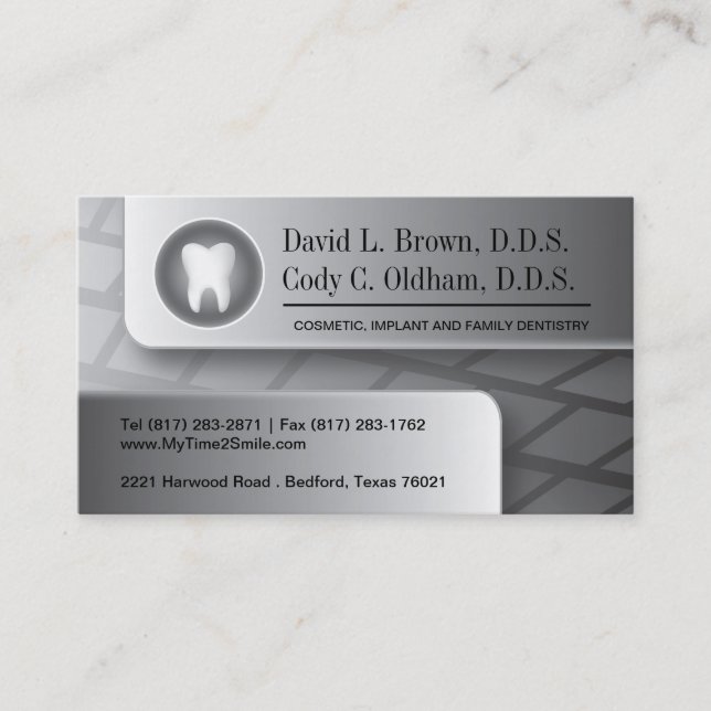 Dentist Business Card (Front)