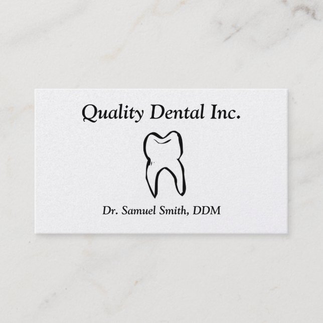 Dentist Business Card (Front)