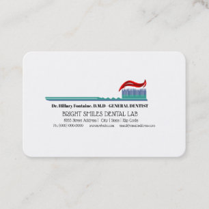 Dentist Business Card With Appointment Card