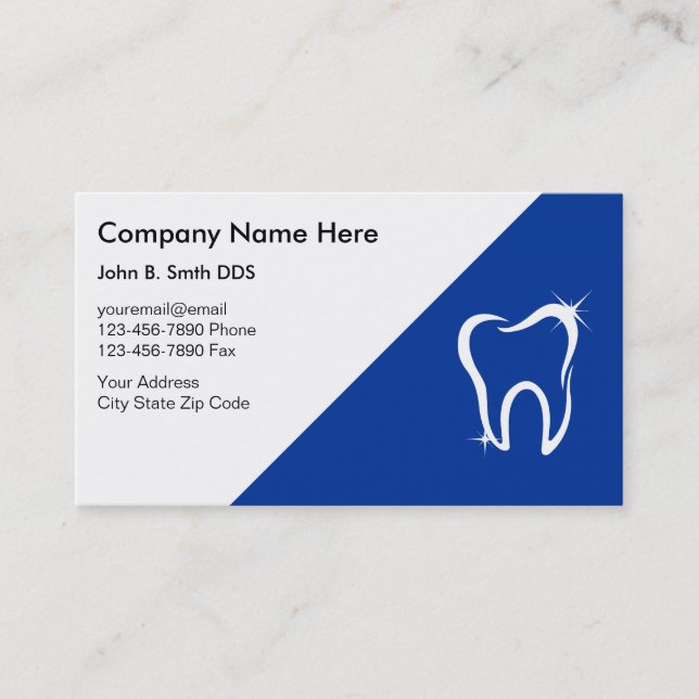 Dentist Business Cards (Front)
