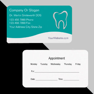 Dentist Business Cards