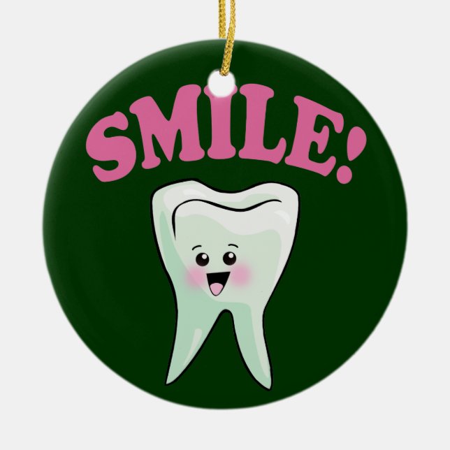 Dentist Ceramic Ornament (Front)