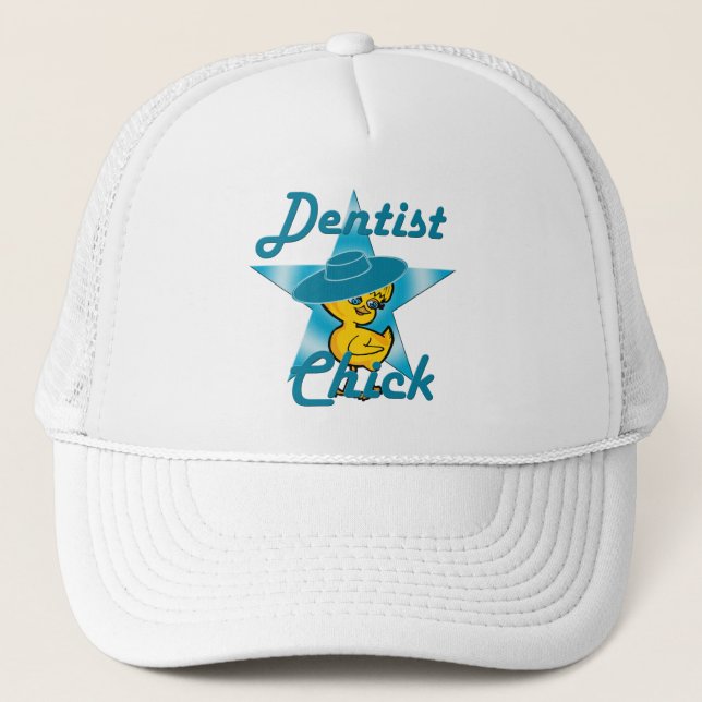 Dentist Chick #7 Trucker Hat (Front)