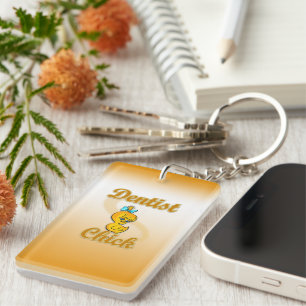 Dentist Chick Key Ring