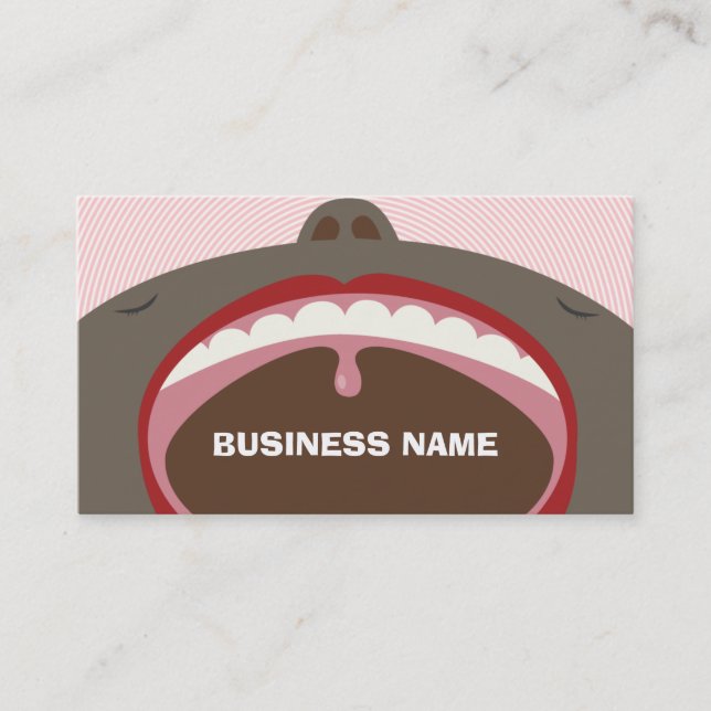 Dentist Children Dental Care Cute Business Card (Front)