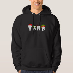 Dentist Christmas tooth Funny Dental gift with Xma Hoodie