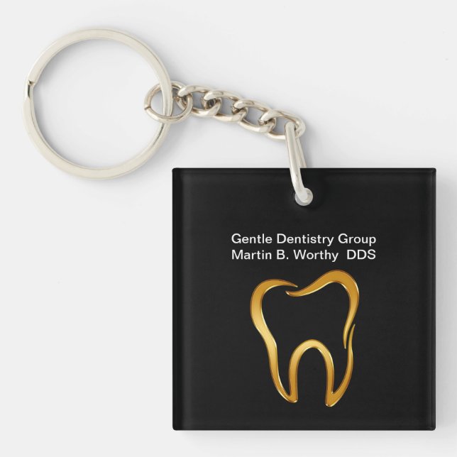 Dentist Classy Keychains (Front)
