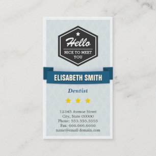 Dentist - Creative Retro Stylish Business Card