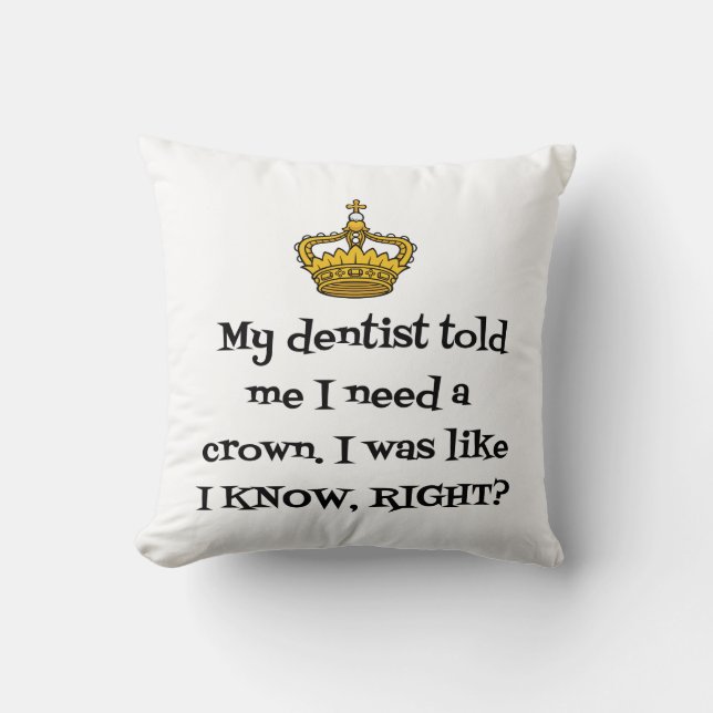 DENTIST CROWN CUSHION (Front)