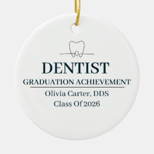 Dentist Custom Name Since Year Ceramic Ornament