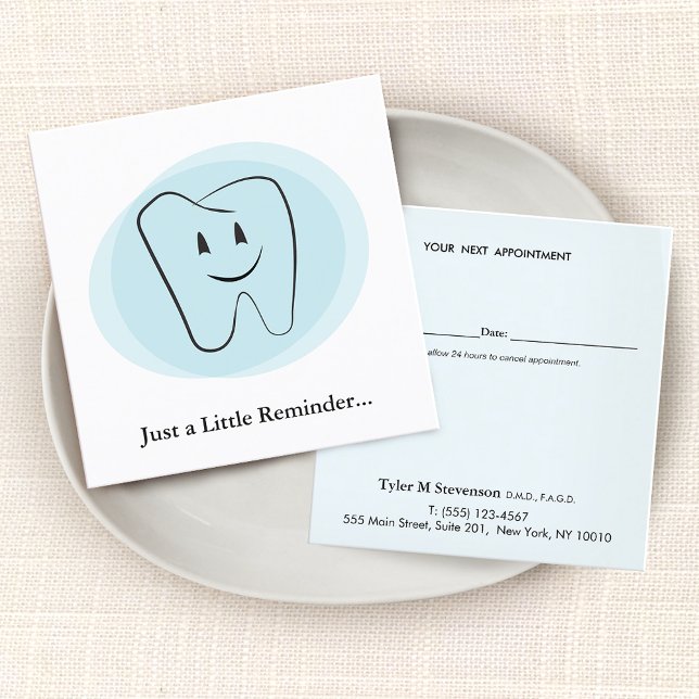 Dentist Dental Appointment Reminder Card (Creator Uploaded)