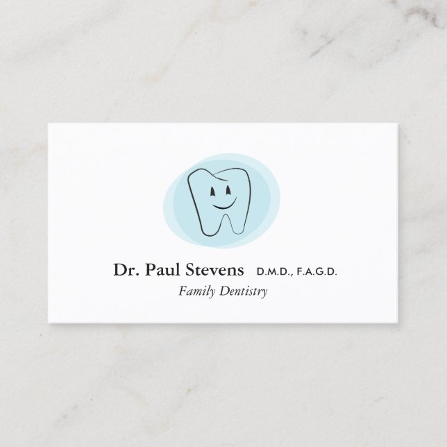 Dentist Dental Appointment Reminder Card (Front)
