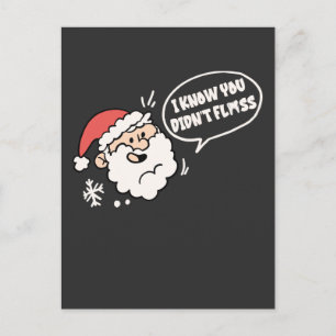Dentist Dental Christmas Santa Holiday Postcard