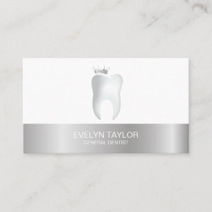 Dentist Dental Clinic teeth Whitening Smile Crown Business Card