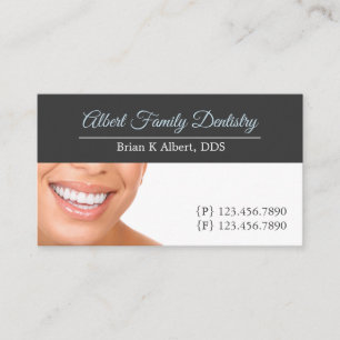Dentist Dental Dentistry Doctor Smile Business Business Card