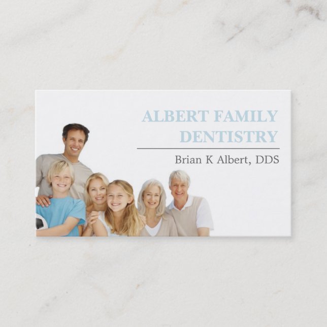 Dentist Dental Dentistry Doctor Smile Business Business Card (Front)