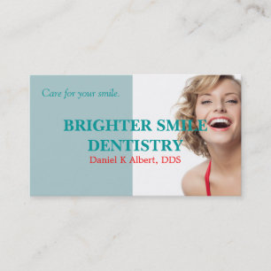 Dentist Dental Dentistry Doctor Smile Business Card