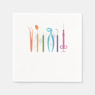 Dentist Dental Dentistry Tooth Teeth Doctor Gift Napkin