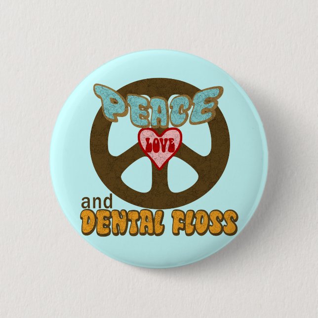 Dentist Dental Hygienist 6 Cm Round Badge (Front)