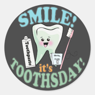 Dentist Dental Hygienist Classic Round Sticker