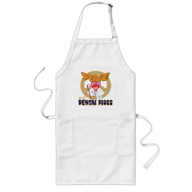 Dentist Dental Hygienist Long Apron (Front)