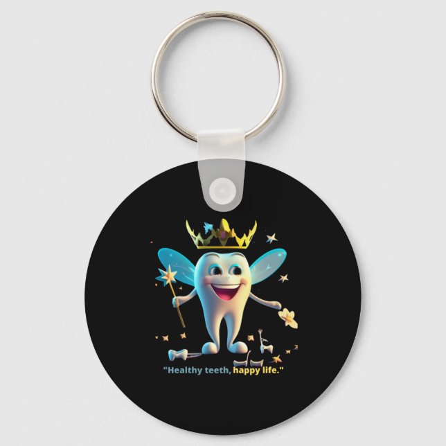 Dentist dental nursre.   key ring (Front)