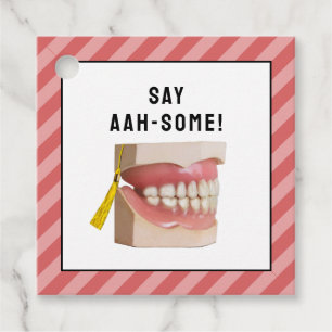 Dentist Dental School Graduation Favour Tags