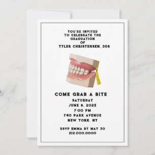 Dentist Dental School Graduation Party Invitation