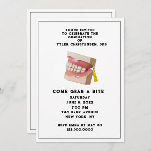 Dentist Dental School Graduation Party Invitation