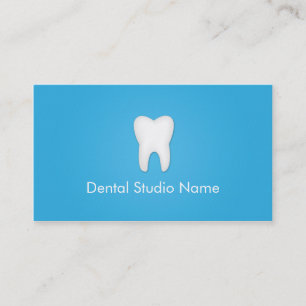 Dentist/Dental Studio Business Cards in Blue