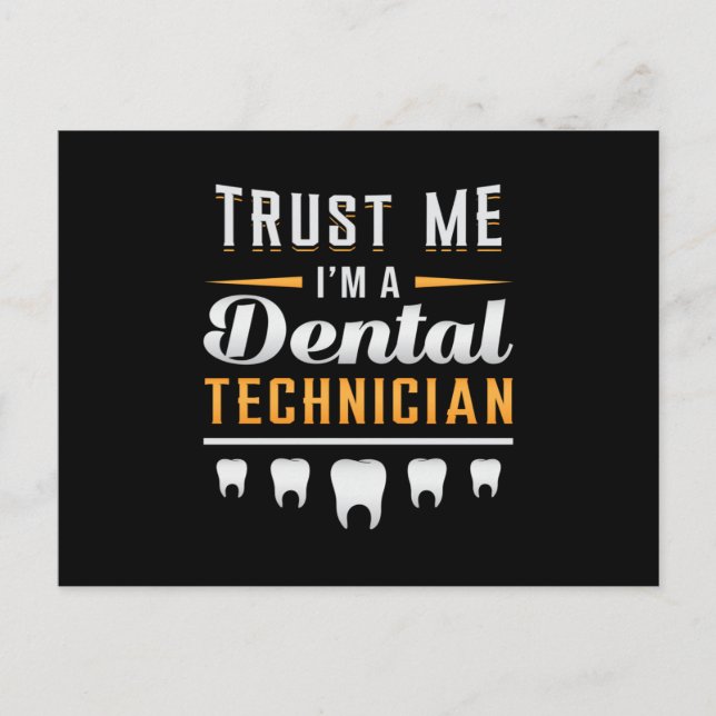 Dentist Dental Teeth Dentistry Tooth Gift Idea Postcard (Front)