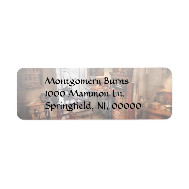 Dentist - Dental workout room Return Address Label (Front)