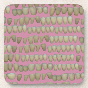 DENTIST DENTISTRY ORTHODONTICS ROTTEN TEETH MOUTH COASTER