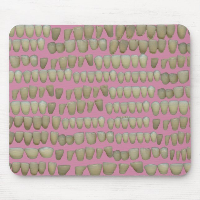 DENTIST DENTISTRY ORTHODONTICS ROTTEN TEETH MOUTH MOUSE PAD (Front)