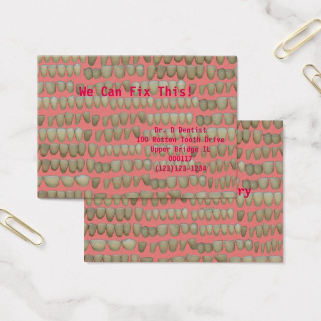 Dentist Dentistry Rotten Teeth Help  Orthodontics (Office)