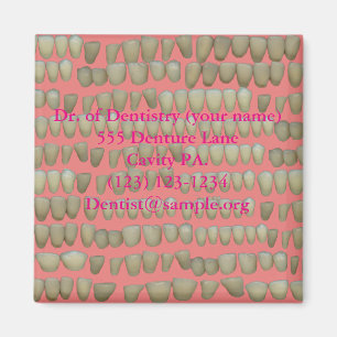 Dentist Dentistry Rotten Teeth Help  Orthodontics Magnet